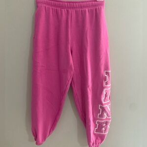 Victoria’s Secret PINK Sweatpants Pink Logo Joggers Y2K